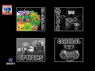 Team Buddies title screen for Playstation